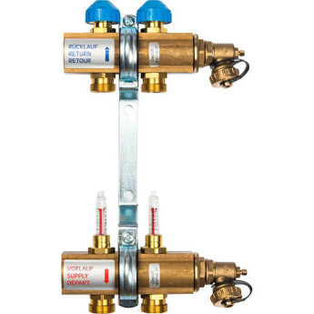 Коллекторная группа Watts HKV/T-2 с расходомерами