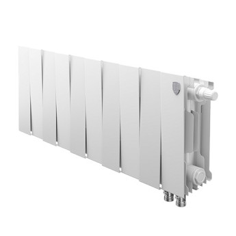 Радиатор биметаллический Royal Thermo PianoForte 200 VD (10 секций) Bianco Traffico