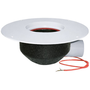 Корпус кровельной воронки HL64.1P/1-K DN110 горизонтальный выпуск, встроен.обогрев