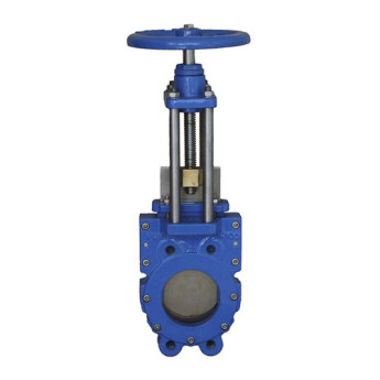 Задвижка шиберная ABRA KV-01 DN 300 PN 10 чугунная фланцевая с редуктором