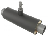 Тройник с воздушником Ду 32 426х10,0/560 стальной в изоляции ППУ-ПЭ