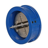 Клапан двухстворчатый DN 600 PN 16 обратный межфланцевый чугунный