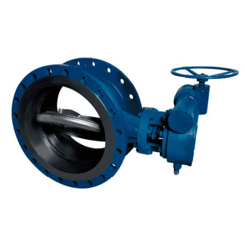 Затвор DENDOR 027F DN 100 PN 16 поворотный дисковый с тремя эксцентриситетами фланцевый стальной