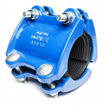 Муфта ремонтная трехсоставная DOMEX UUU DN 200 (218-225) мм PN 16 чугунная