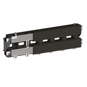 Коллектор распределительный GIDRUSS MKSS-100-3.EPP 3-х контурный НР 1 1/4"x1" Ду 32 Ру 6 модульный в термоизоляции