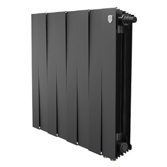 Радиатор биметаллический Royal Thermo PianoForte 500 VD (8 секций) Noir Sable