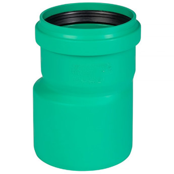 Переход эксцентрический PP-MD Ostendorf KG2000R DN 125/110 (редукция) усиленный