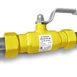 Кран шаровой газовый TEMPER 38545040 стандартнопроходной комбинированный DN 40 PN 40