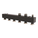 Коллектор распределительный ROMMER RDG-0017-005003 3-х контурный НР 1 1/2" Ду 40 Ру 4 без теплоизоляции