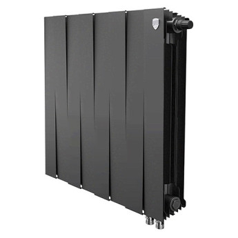Радиатор биметаллический Royal Thermo PianoForte 500 VDR (8 секций) Noir Sable