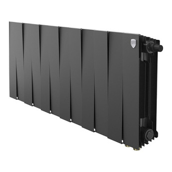 Радиатор биметаллический Royal Thermo PianoForte 300 VD (12 секций) Noir Sable
