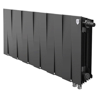 Радиатор биметаллический Royal Thermo PianoForte 300 VDR (12 секций) Noir Sable