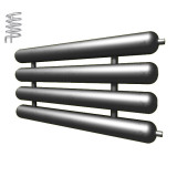 Регистр отопления РАЭ-4x108x3,0-12000 автономный четырёхрядный с эллиптическими заглушками