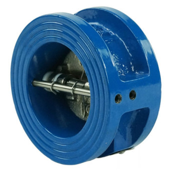Клапан Kvant KV04 DN 40 PN 16 обратный межфланцевый двухстворчатый