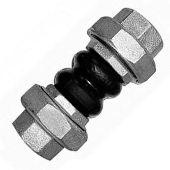 Компенсатор EPDM FC6 Ду 15 (1/2) Ру10 муфтовый ADL