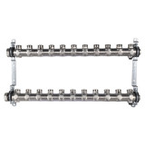 Коллекторная группа Oventrop Multidis SH 1 1407162 12-ти контурный ВР-НР 1"x3/4" DN 25 PN 4 с регулирующими клапанами