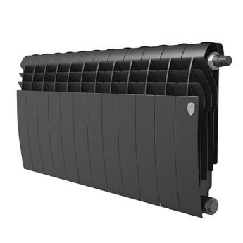 Радиатор биметаллический Royal Thermo BiLiner 350 V (12 секций) Noir Sable