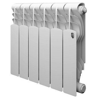 Радиатор биметаллический Royal Thermo Revolution Bimetall 350 (6 секций) Bianco Traffico
