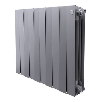 Радиатор биметаллический Royal Thermo PianoForte 500 (10 cекций) Silver Satin