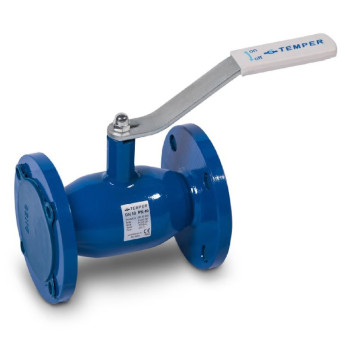 Кран шаровой TEMPER 28620100 стандартнопроходной фланцевый DN 100 PN 16 под задвижку