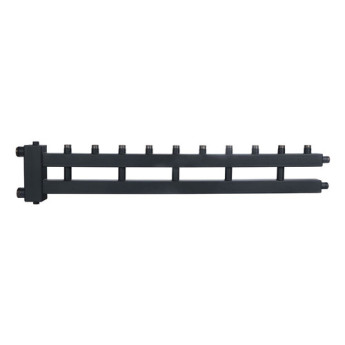 Коллектор распределительный ROMMER RDG-0018-014056 6-ти контурный НР 1"x1 1/2" Ду 40 Ру 4 дублёр рядный с гидравлическим разделителем
