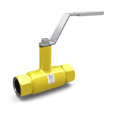 Кран шаровой цельносварной LD КШ.Ц.М.GAS.025.040.Н/П.01 Ду 25 Ру 40 нержавеющий неполнопроходный муфтовый