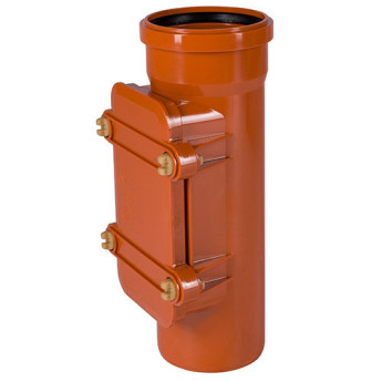 Ревизия НПВХ Ostendorf KG KGRE DN 160 PN 0,5 с прямоугольным люком