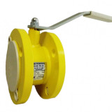 Кран шаровой газовый TEMPER 39320080 КОМПАКТ полнопроходной фланцевый DN 80 PN 16