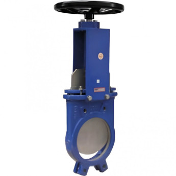 Задвижка межфланцевая FAF 6550 DN 125 PN 10 шиберная ножевая с невыдвижным шпинделем