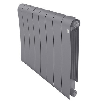 Радиатор биметаллический Royal Thermo Infinity 500 (8 cекций) Silver Satin