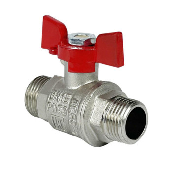 Кран шаровый VALFEX PREMIUM VF.219 НР 1/2" Ду 15 Ру 63 никелированный латунный