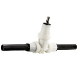 Вентиль Hawle 2675 с ПЭ патрубками для сварки POM PN 10 DN 1 1/2"/50