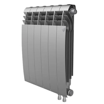 Радиатор биметаллический Royal Thermo BiLiner 350 VR (10 секций) Silver Satin