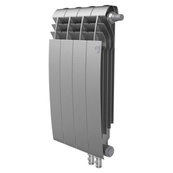 Радиатор биметаллический Royal Thermo BiLiner 500 V (4 секции) Silver Satin