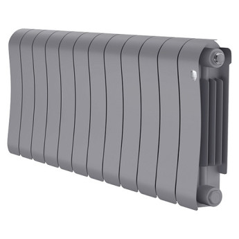 Радиатор биметаллический Royal Thermo Infinity 300 (12 cекций) Silver Satin