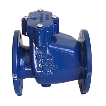 Клапан створчатый DN 250 PN 10 обратный фланцевый чугунный