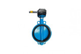 Затвор дисковый чугунный Benarmo 2050R DN 300 PN 10/16 поворотный межфланцевый с редуктором Рус