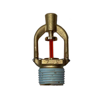 Ороситель спринклерный СВS0-ПВо 0,08-R1/2/P141.В3- "Бриз-В" тонкораспыленной воды розеткой вверх с резьбовым герметиком, с колбой быстрого реагирования (3,0 мм)