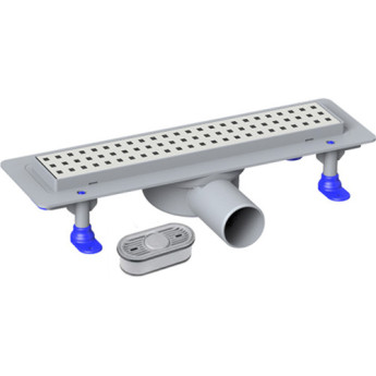 Трап линейный VALFEX VF.051.050K.800.01 Ду 50 с решеткой из нерж.стали