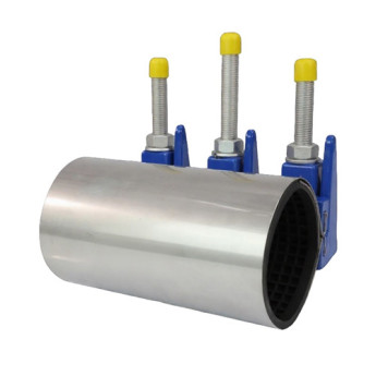 Ремонтный хомут Benarmo 7060 DN 150 (158-172 мм) PN 10 L=200 мм с замком нержавеющая сталь