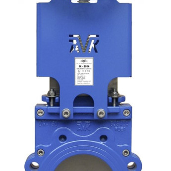 Задвижка ножевая шиберная AVK 702/20 с выдвижным штоком и маховиком DN 150 PN 10