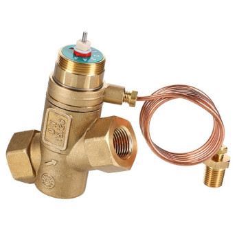 Автоматический регулятор перепада давления Valtec VT.043.GLA 1/2" DN 15 PN 25 с регулирующим клапаном, 3-17 кПа
