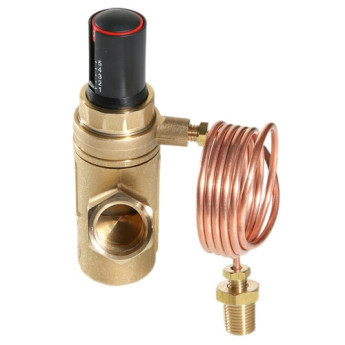 Автоматический регулятор перепада давления Valtec VT.043.GL 1" DN 25 PN 25 регулируемый с латунным корпусом, 5-60 кПа