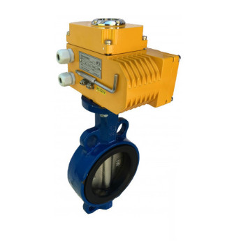 Затвор дисковый поворотный ABRA BUV-VF 863 EASTRN DN 32 PN 16/10 межфланцевый с электроприводом