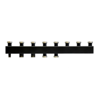 Коллектор распределительный ROMMER RDG-0017-005045 5-ти контурный НР 1 1/2" Ду 40 Ру 4 без теплоизоляции