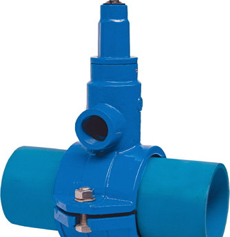 Хомут Jafar 3250 DN 50 PN 16 с вентилем для врезки