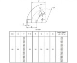 Отвод стальной 90-2-426х32-09Г2С ГОСТ 17375-2001 бесшовный крутоизогнутый
