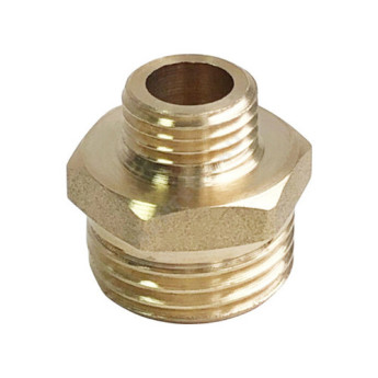 Ниппель переходной VALFEX VF.580 НР 3/8"x1/4" Ду 10x8 Ру 40 латунный