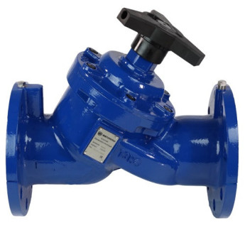 Клапан балансировочный Benarmo 3080H DN 250 PN 16 фланцевый ручной чугунный, с измерительными ниппелями