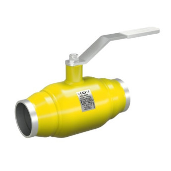 Кран шаровой цельносварной LD КШ.Ц.П.GAS.050.040.П/П.01 Ду 50 Ру 40 нержавеющий полнопроходный под приварку